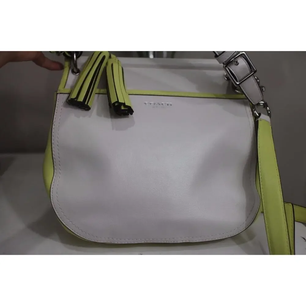 (z) Coach Legacy Archival Two Tone Leather Willis 22409 purse (pu110